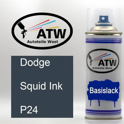 Dodge, Squid Ink, P24: 400ml Sprühdose, von ATW Autoteile West.